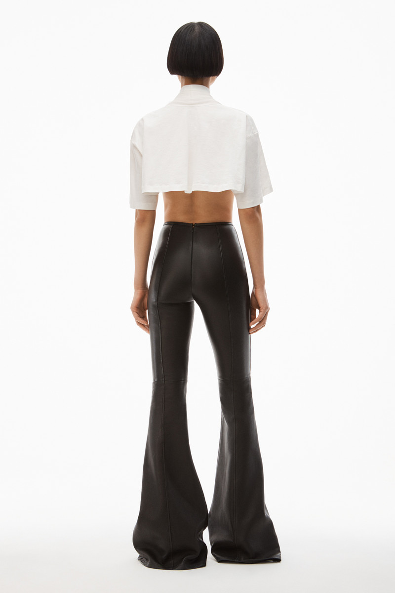 FLARED PANT IN LEATHER 5