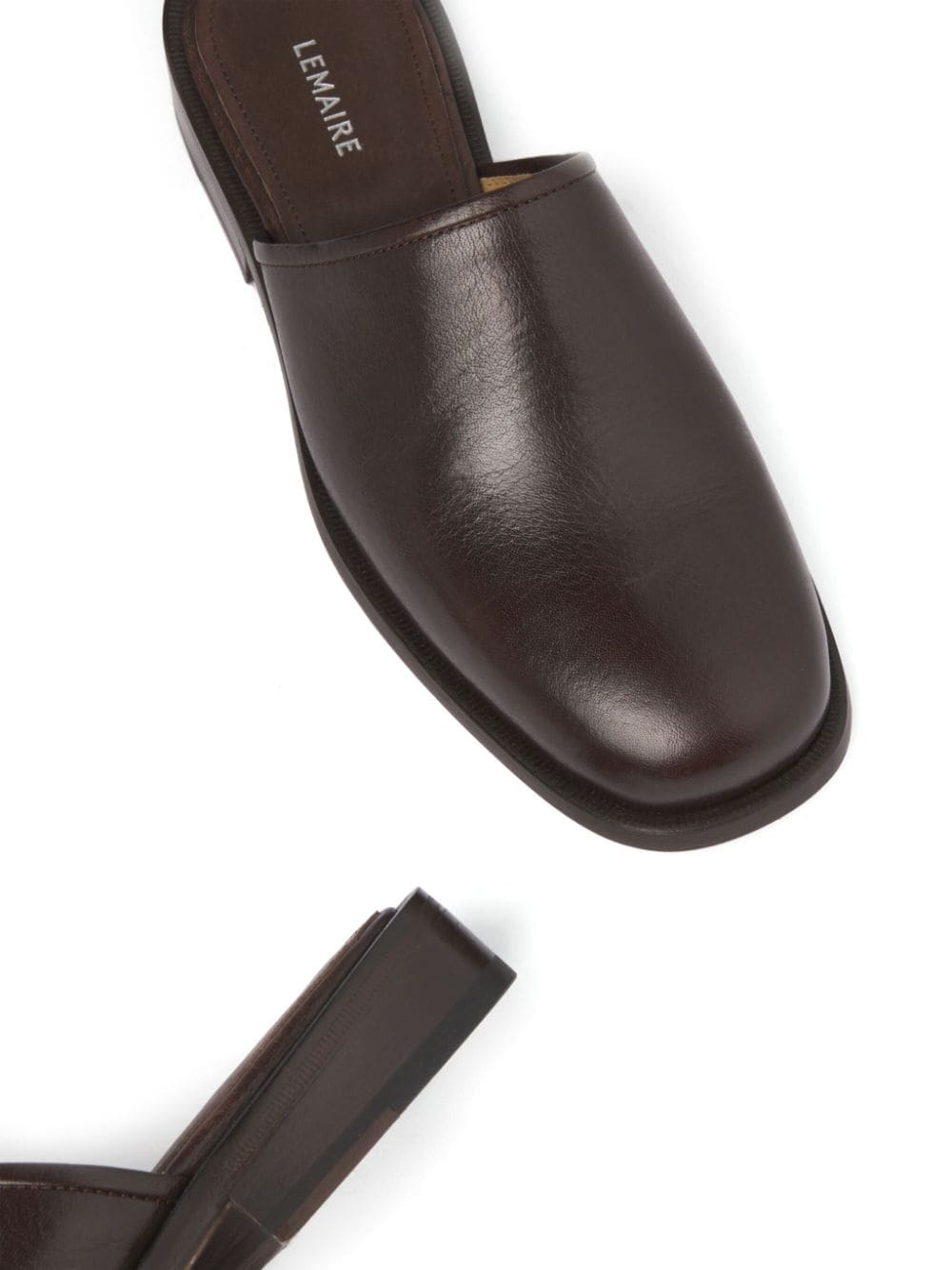 square toe 35mm mules - 2