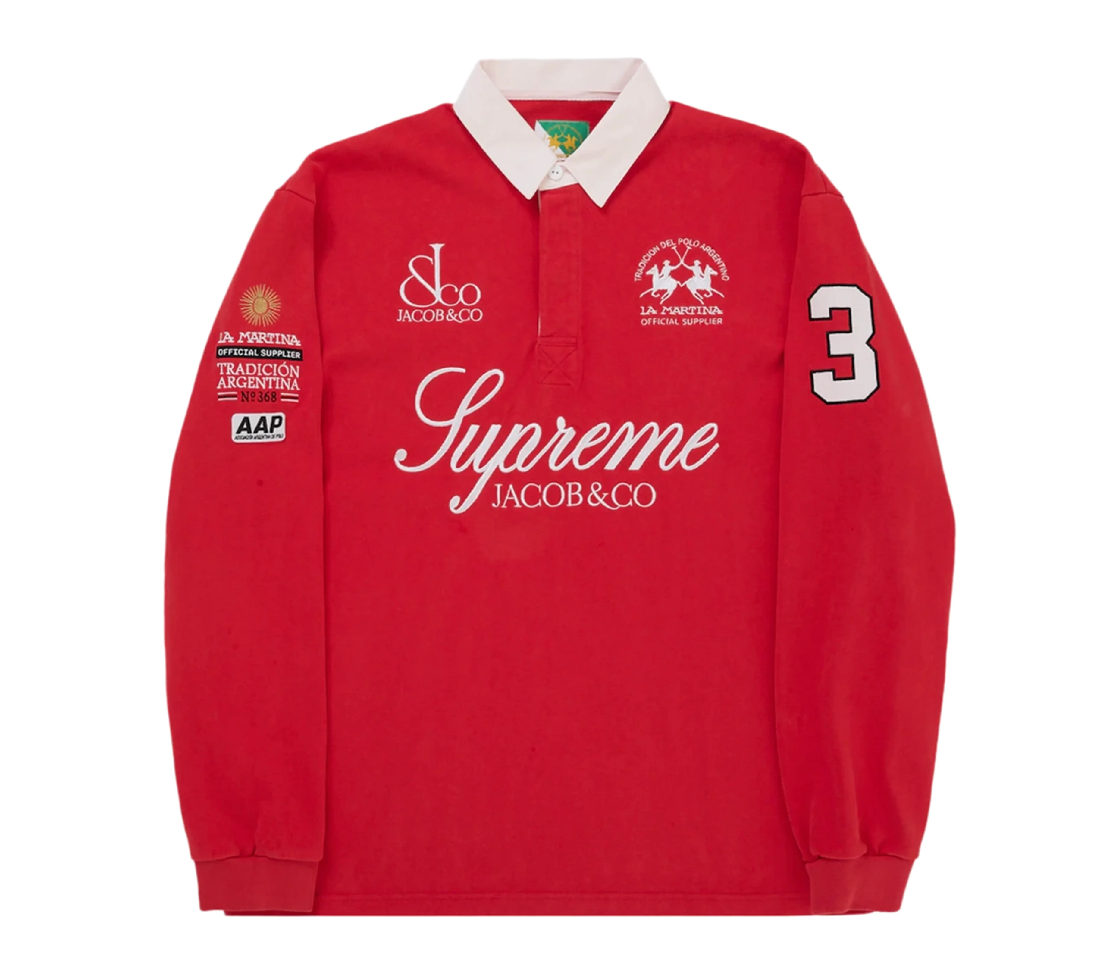 Supreme Supreme La Martina/Jacob & Co Rugby (Red) SS26 - SUP-SS26
