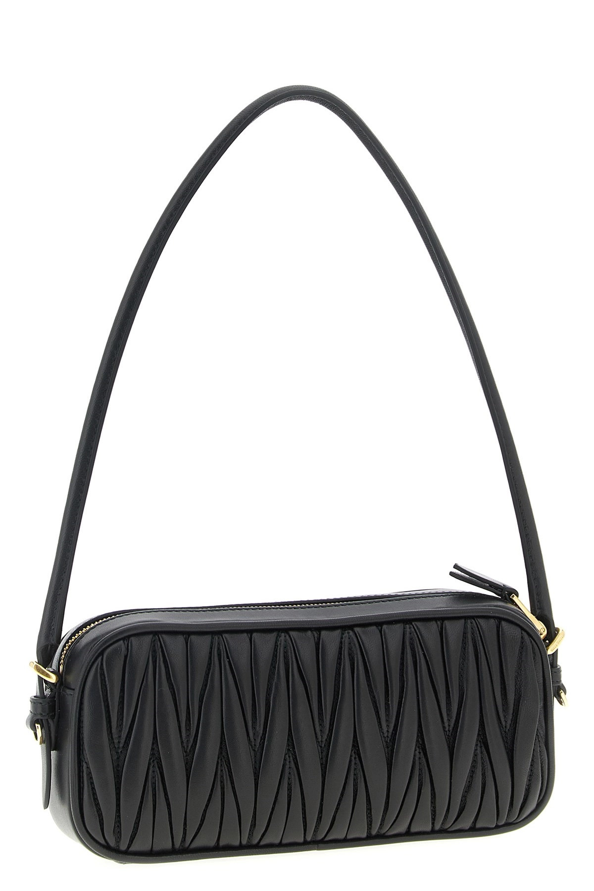 Matelassé nappa pouch - 3