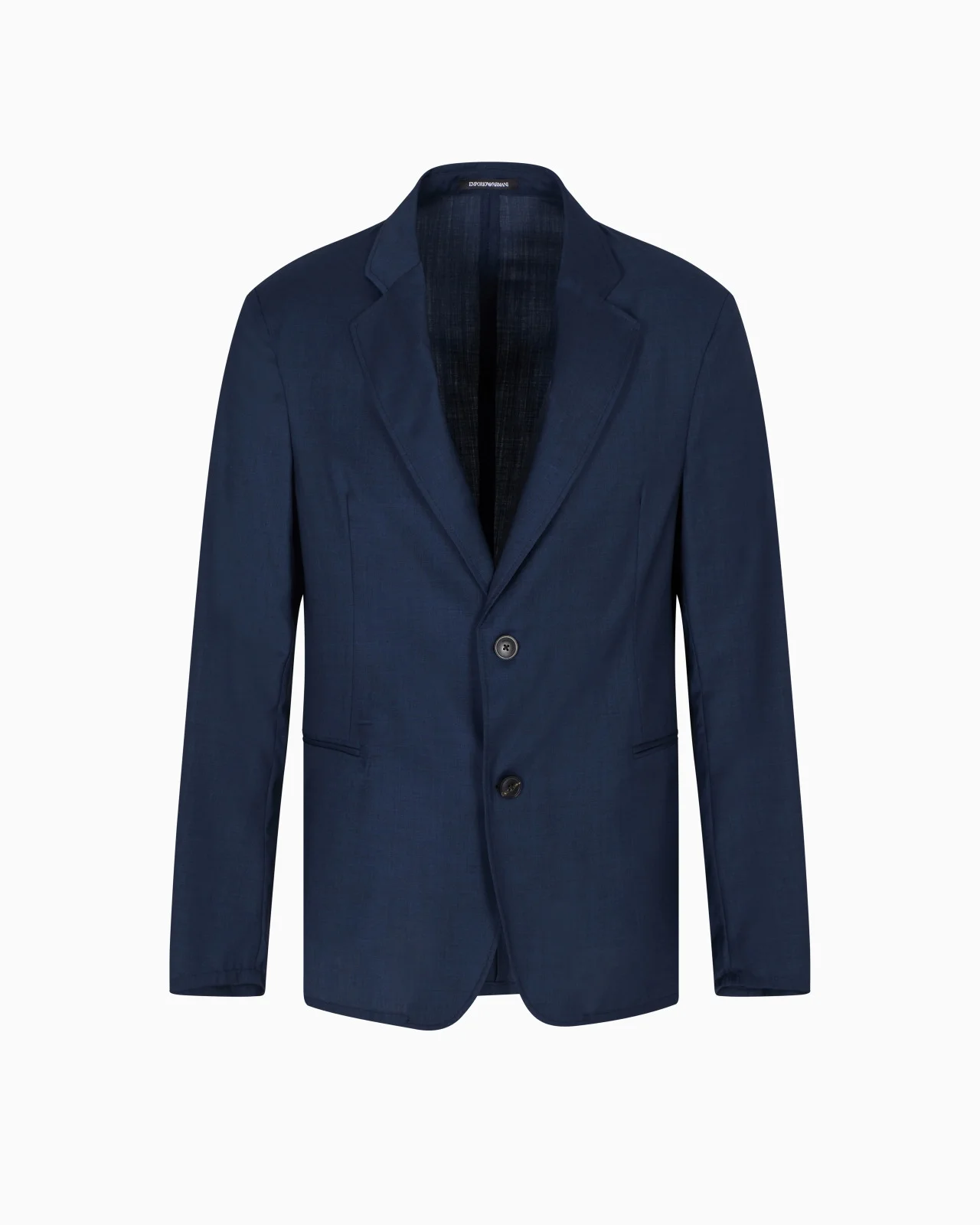 ICON SINGLE-BREASTED JACKET IN TROPICAL LIGHT WOOL CANVAS - 1