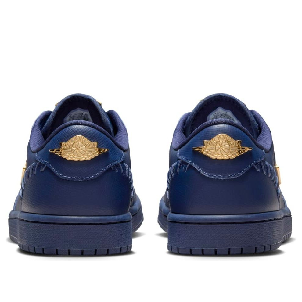 (WMNS) Air Jordan 1 Low 'Method of Make Midnight Navy Metallic Gold' FN5032-400 - 5