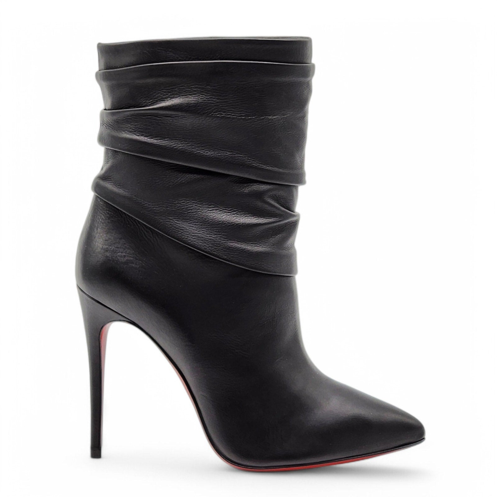 Christian Louboutin Ishtar Boots 100mm - Leather - Black EU 35.5 US 5 - 1