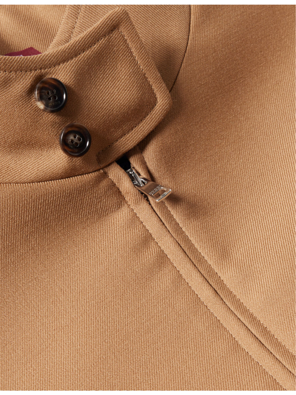 Funnel-Neck Regular-Fit Wool Jacket - 6