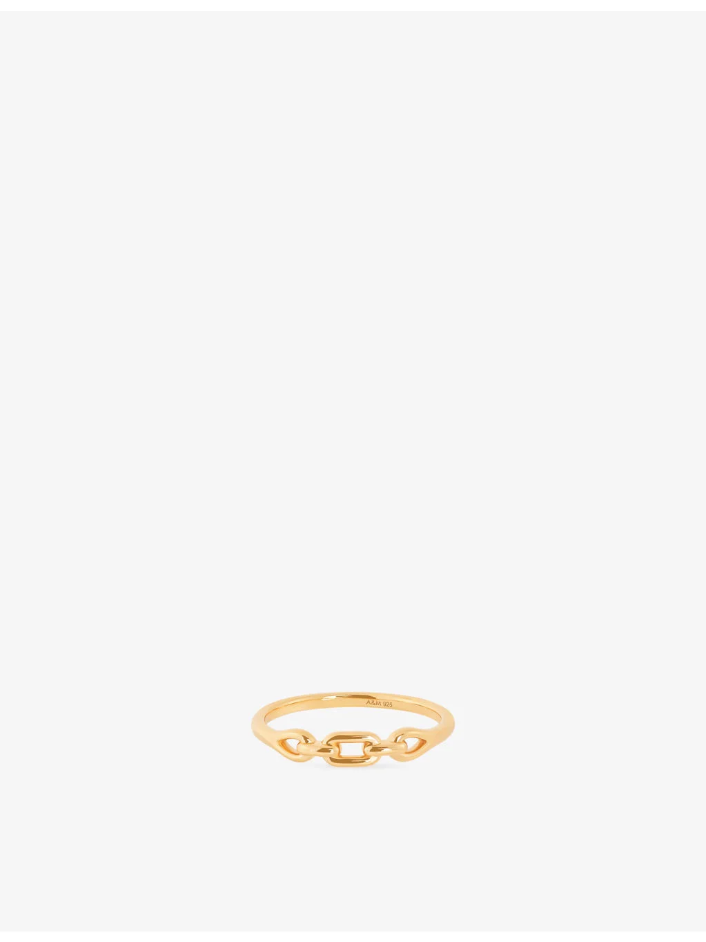 Link Hardware 18ct Yellow Gold-Plated Sterling-Silver Ring - 1