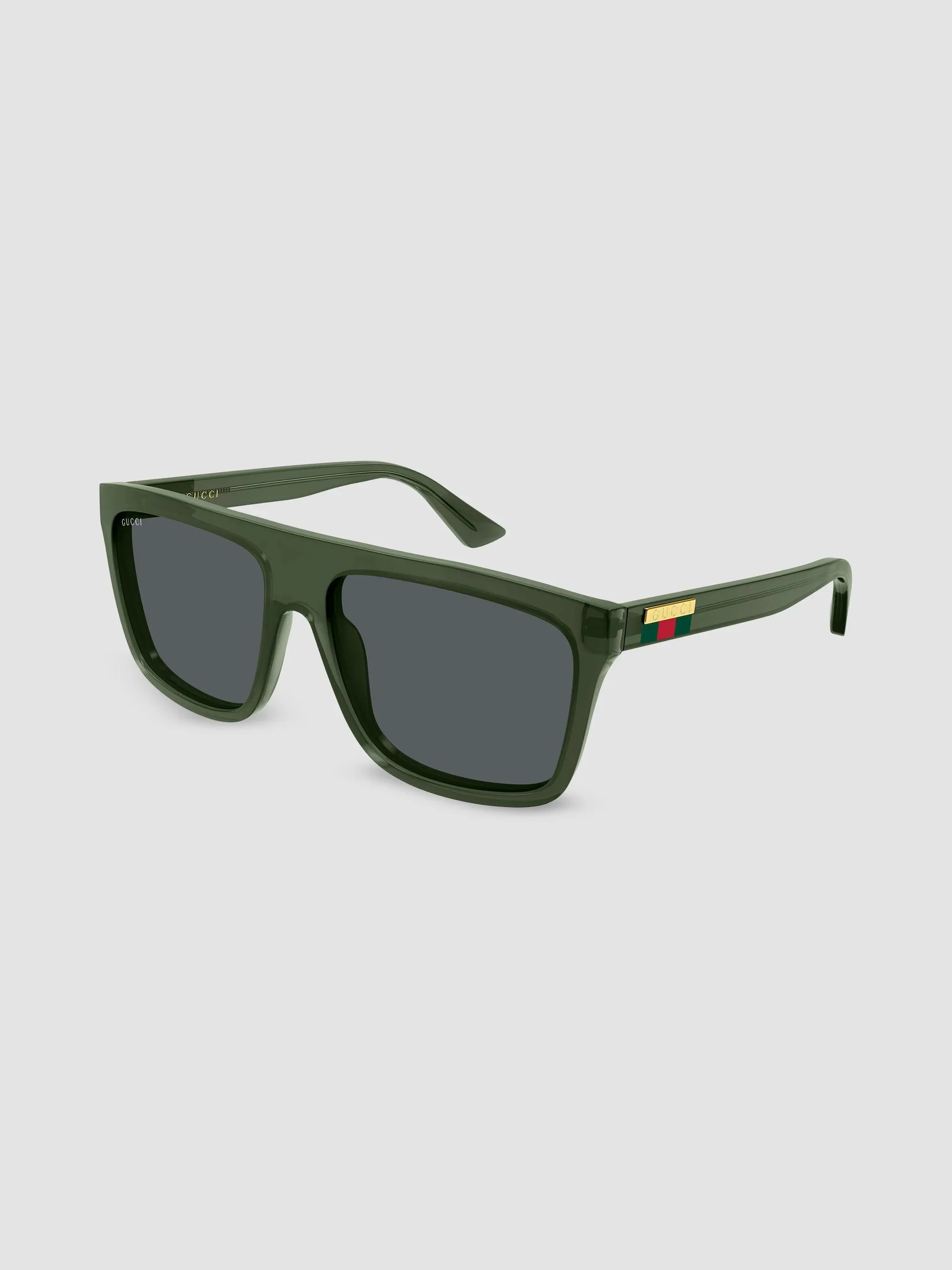 Men's 59MM Square Sunglasses - Green - 1