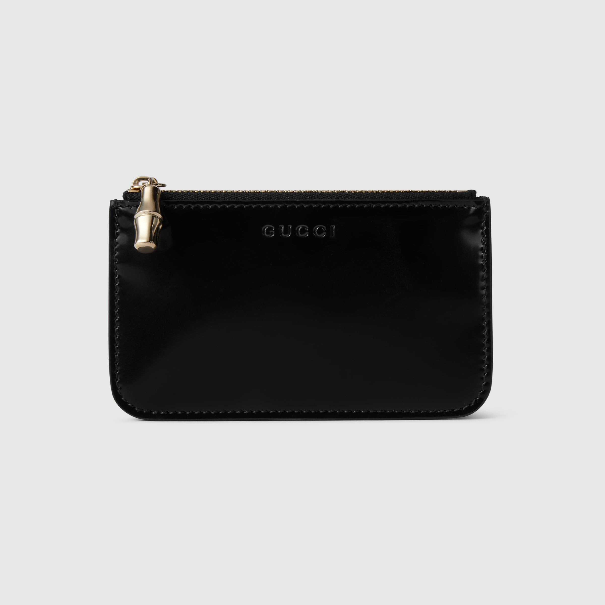 Zip key case with bamboo - 4
