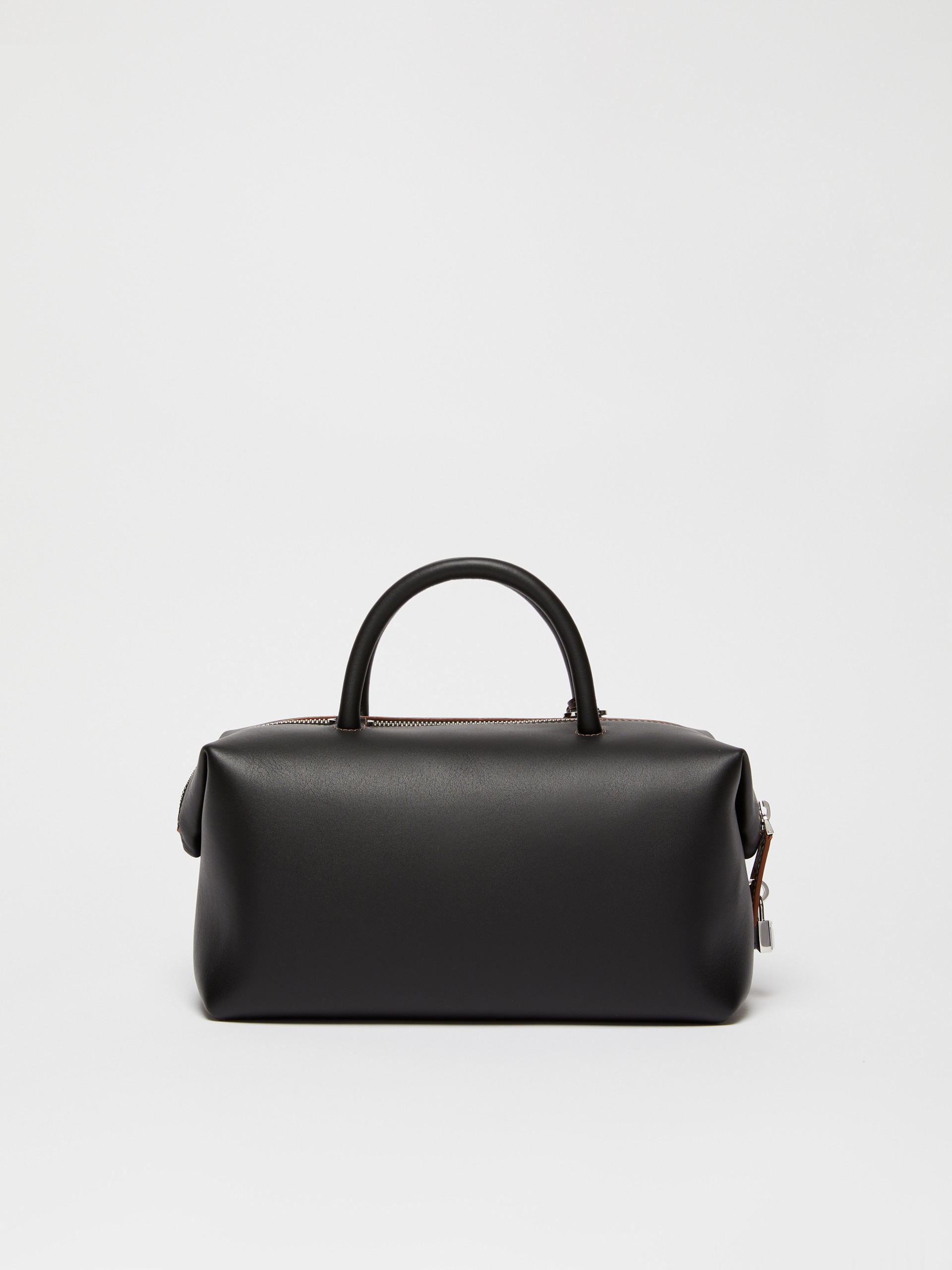 HOLDALLM Medium natural leather bowler bag - 3