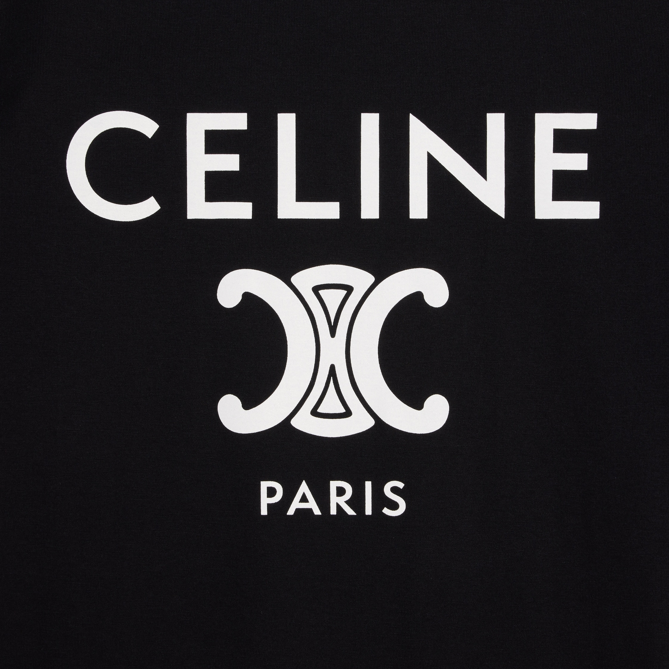 CELINE PARIS T-SHIRT IN COTTON JERSEY - 4