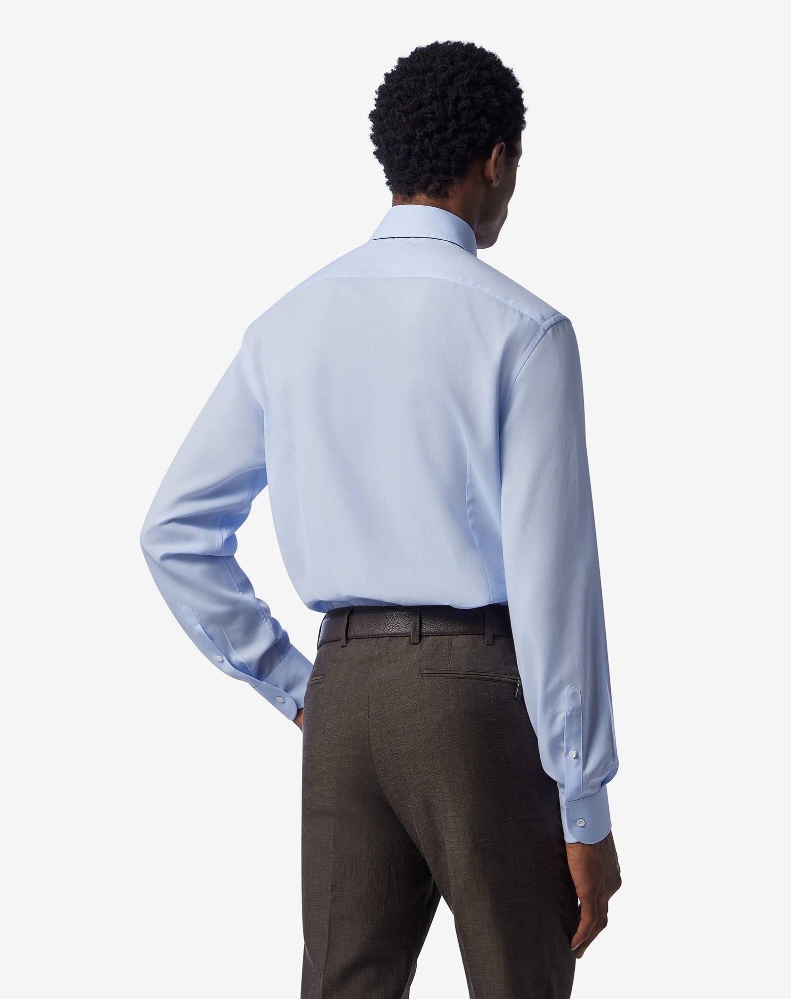 Light blue ice cotton shirt - 3