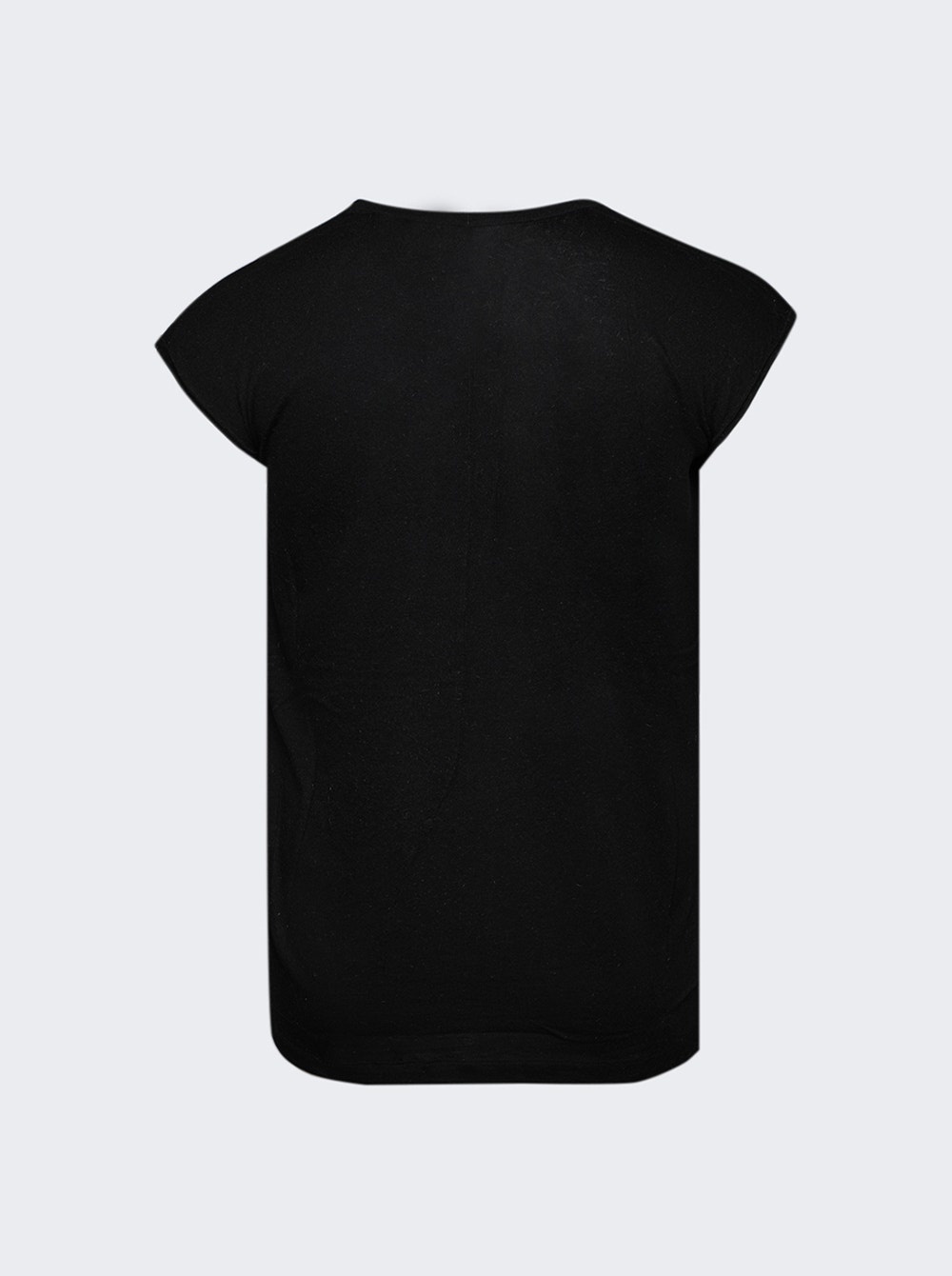 Deep V Sl Tee Black - 2