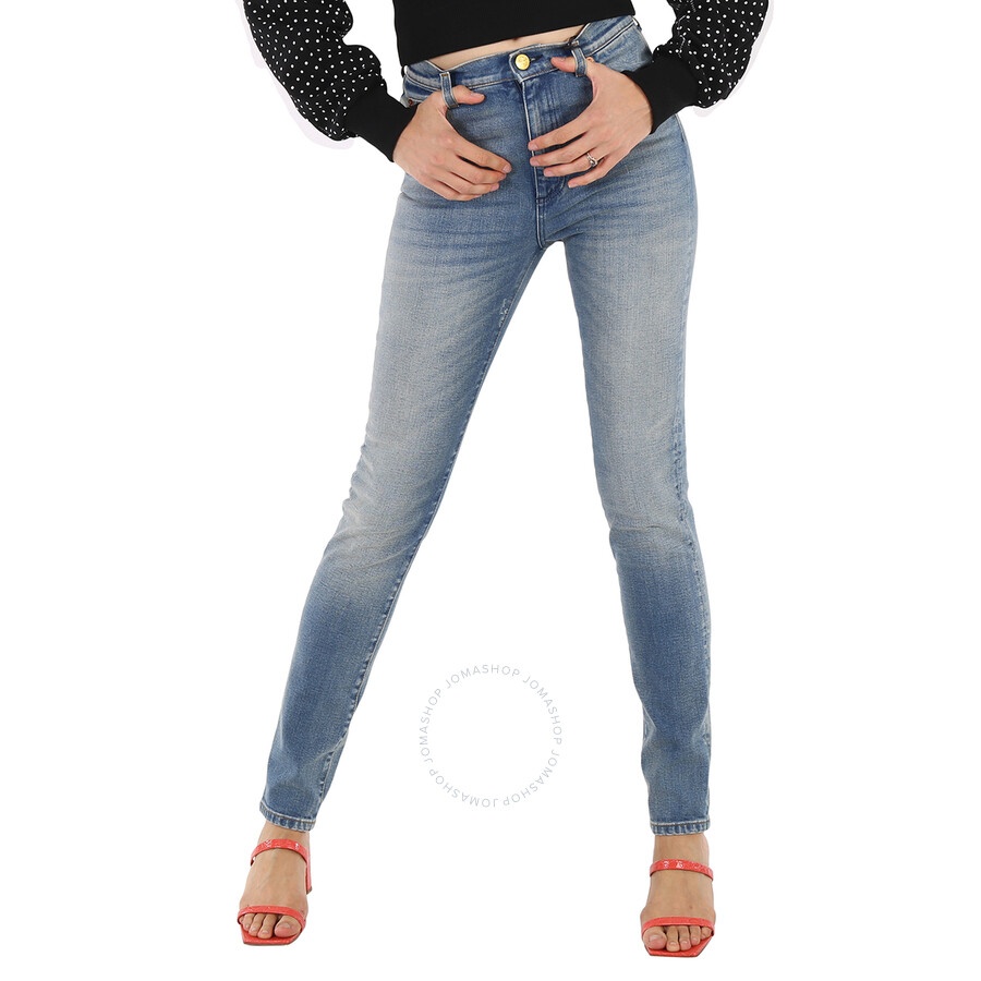 Gucci Ladies Blue Stretch Denim Skinny Pants - 3