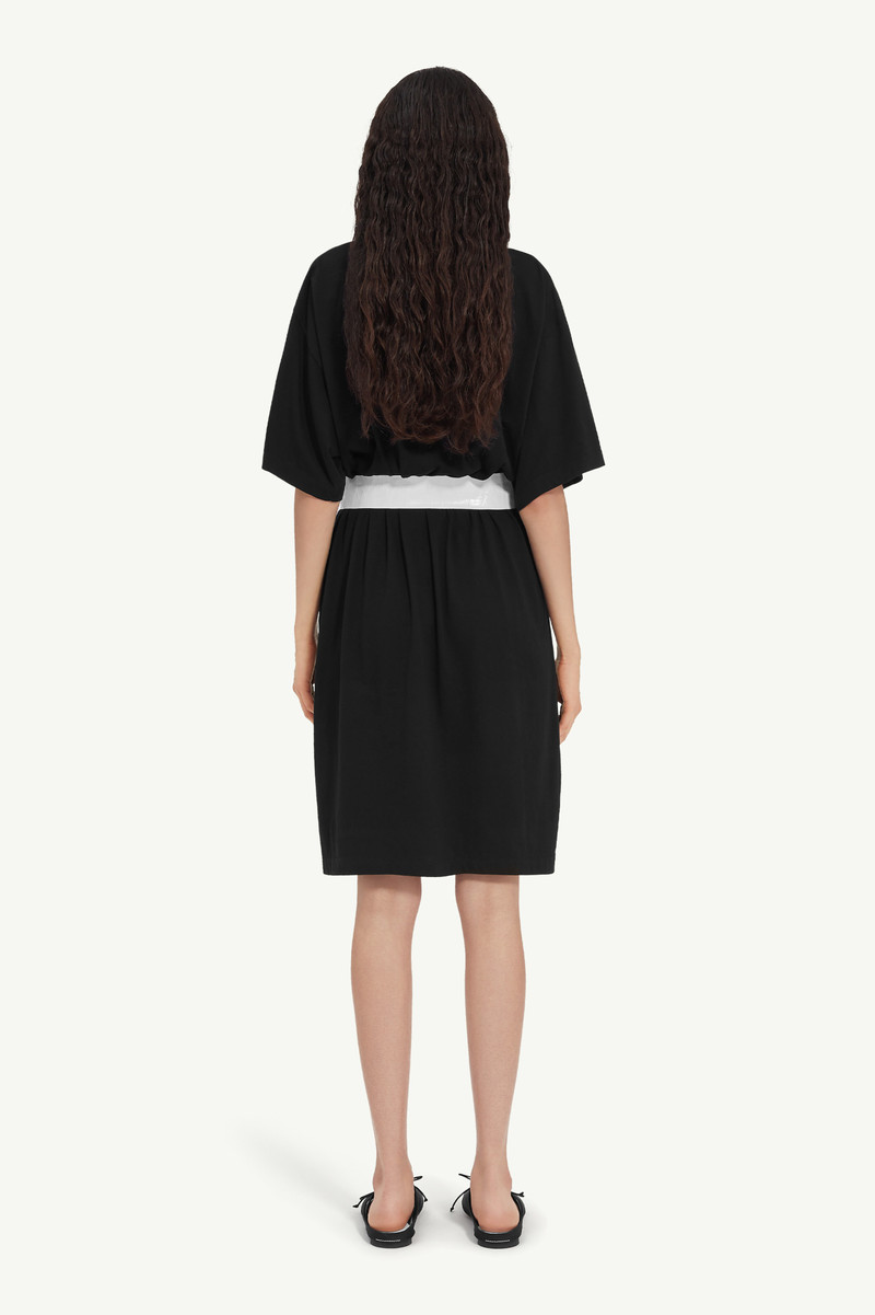 Taped jersey mini dress 4