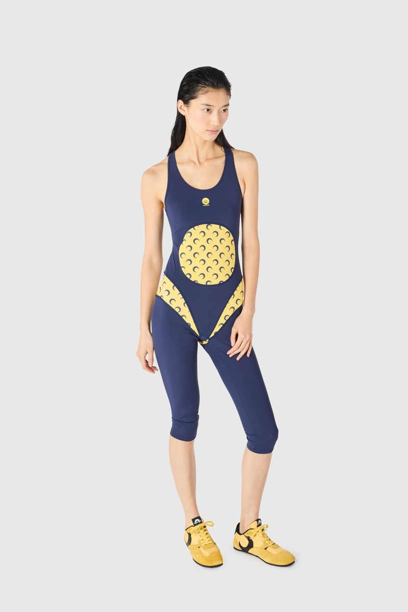 Marine Serre ATHLEISURE CATSUIT WITH MOON INSERTS outlook