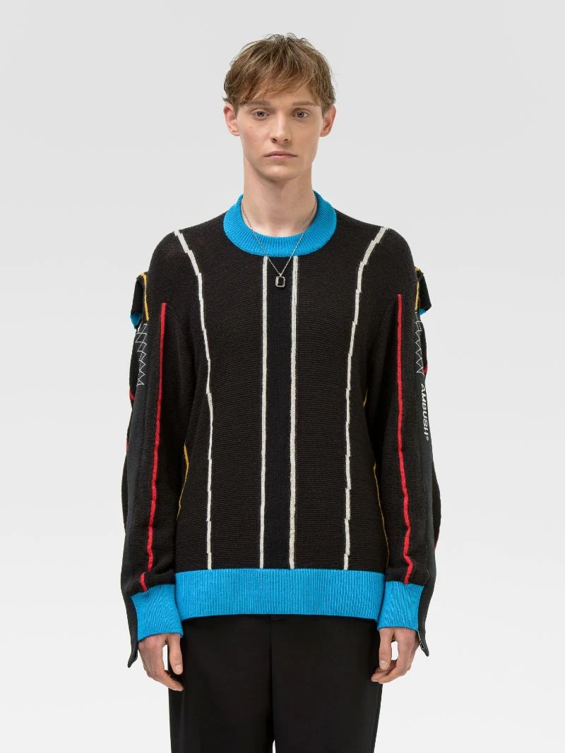 FOLDING KNIT SWEATER - 3