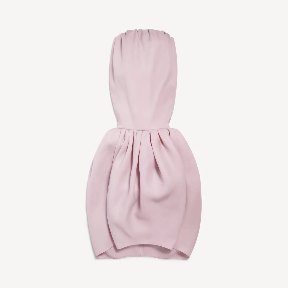 Women's Double Maxi Ballon Dress in Dusty Pink - 1