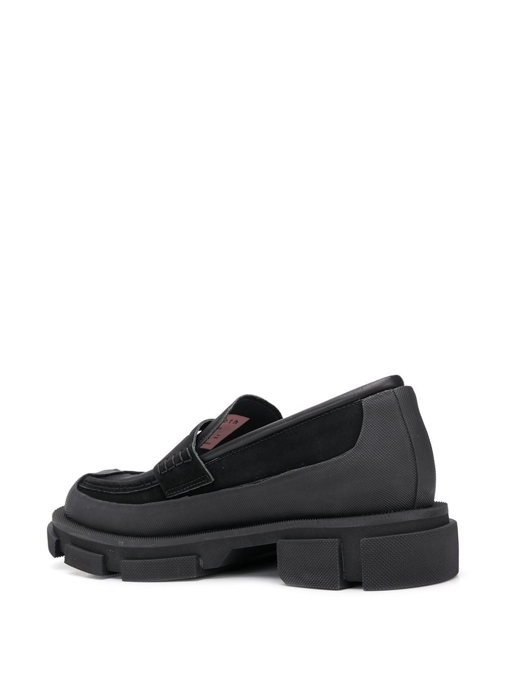 panelled loafers - 3