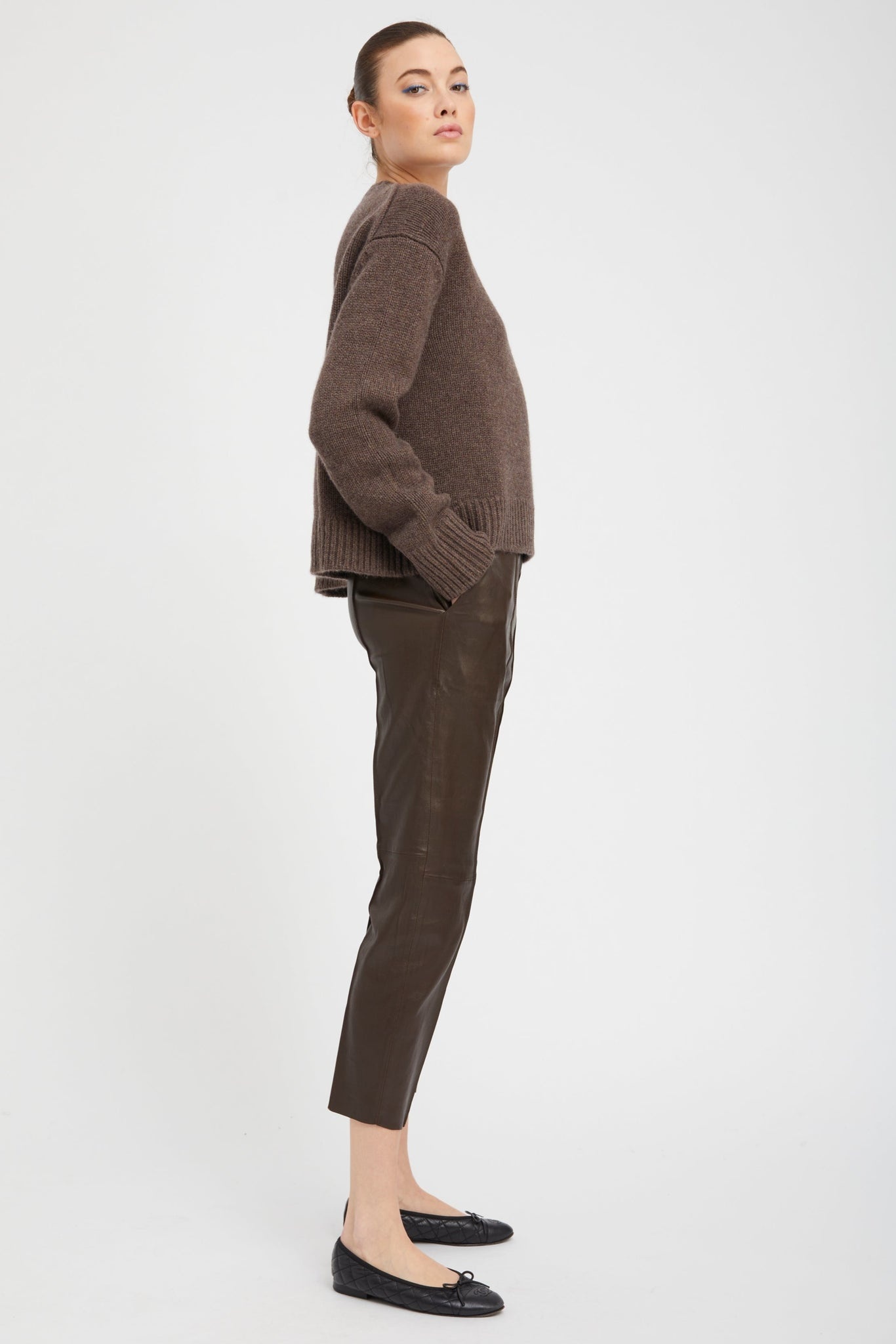 TRUFFLE HEAVY CASHMERE SWEATER - 5