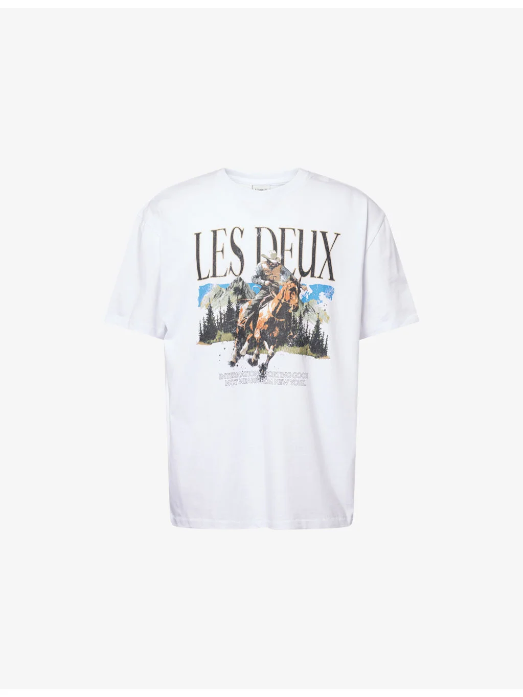 Cole Cowboy Crewneck Cotton-Jersey T-Shirt - 1