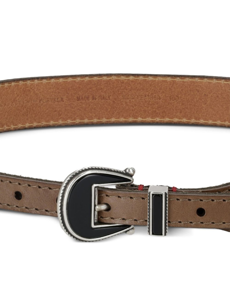 FORTELA fang leather belt outlook