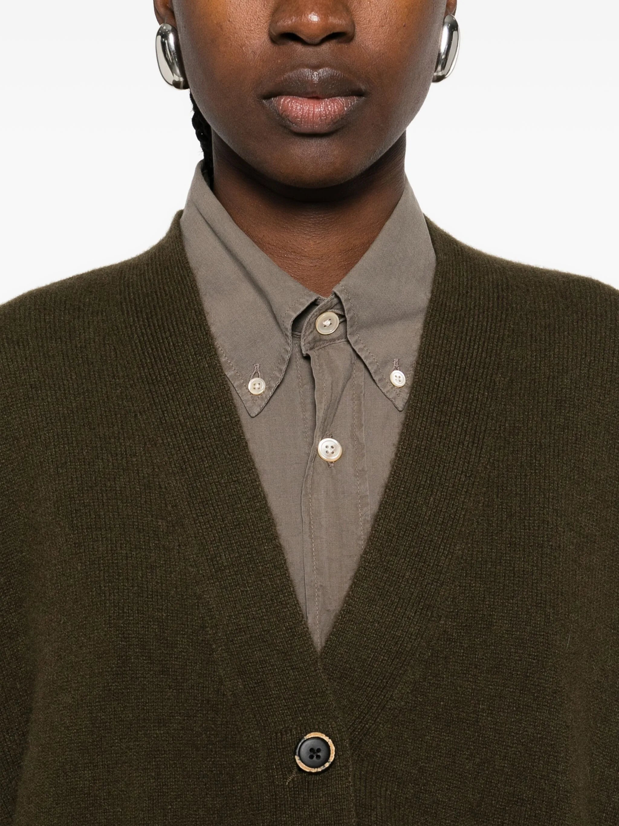 Uma Wang Frayed Buttoned Cardigan - 4