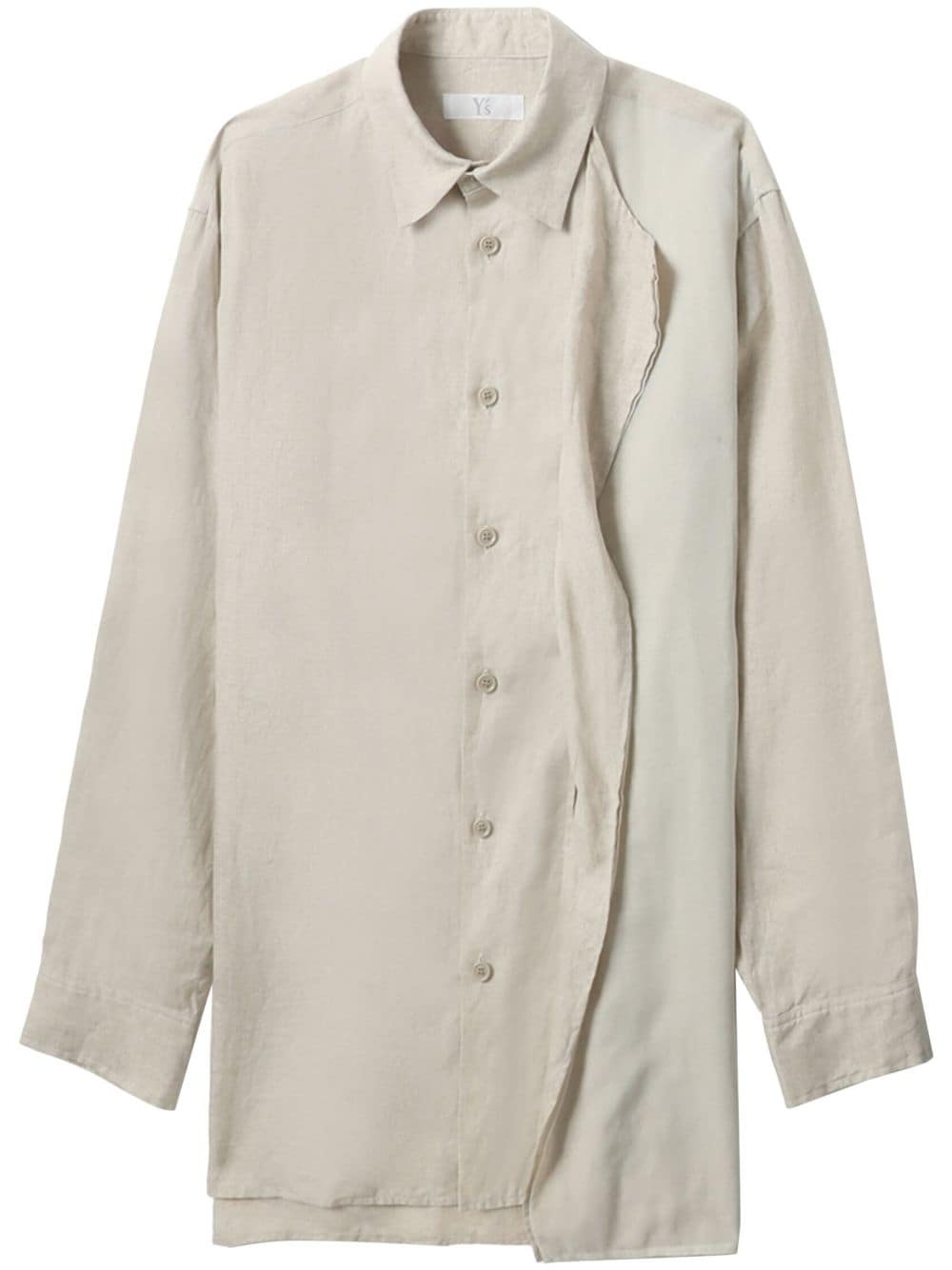 linen buttoned shirt - 1