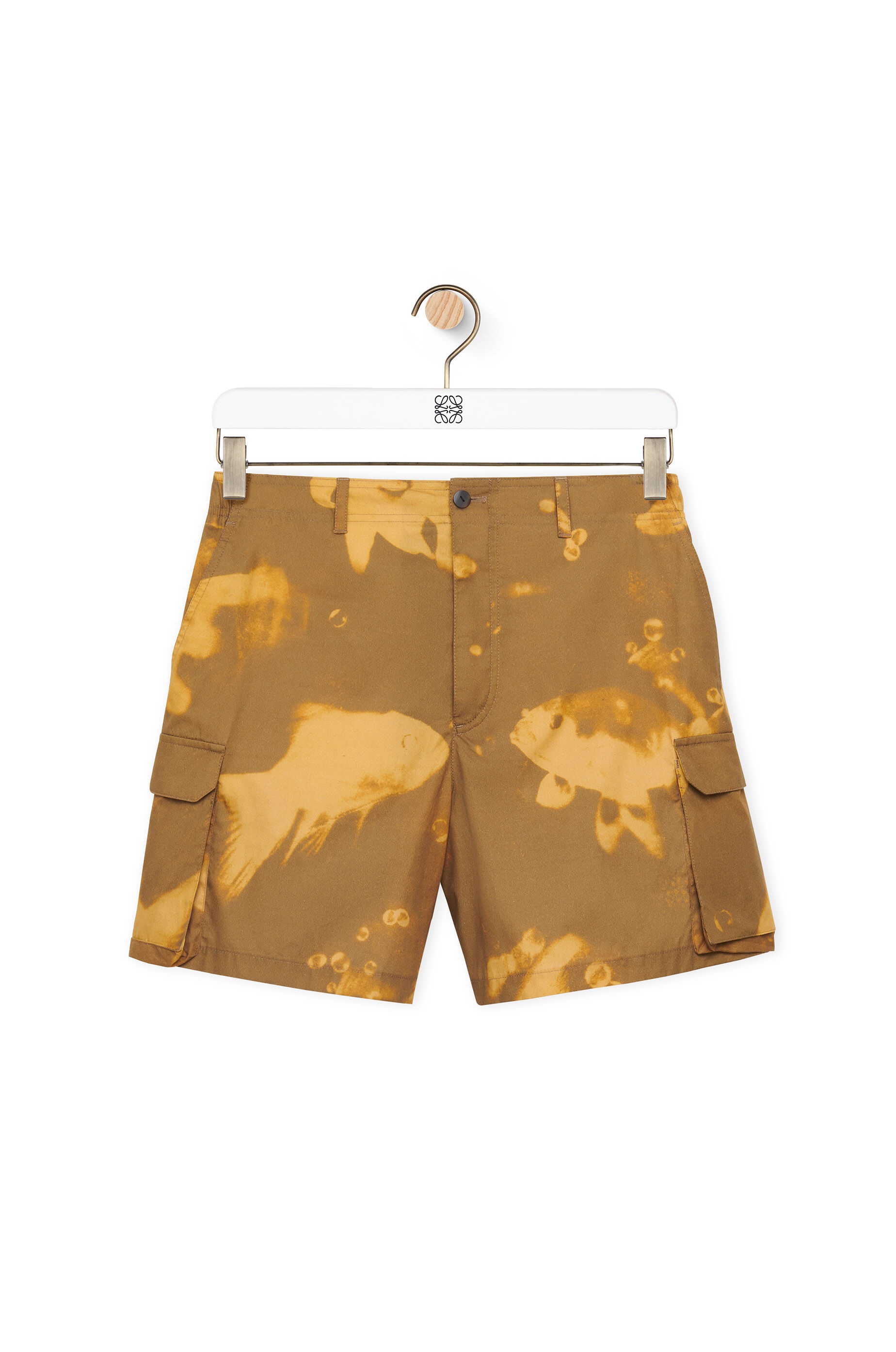 Fish cargo shorts in cotton - 1