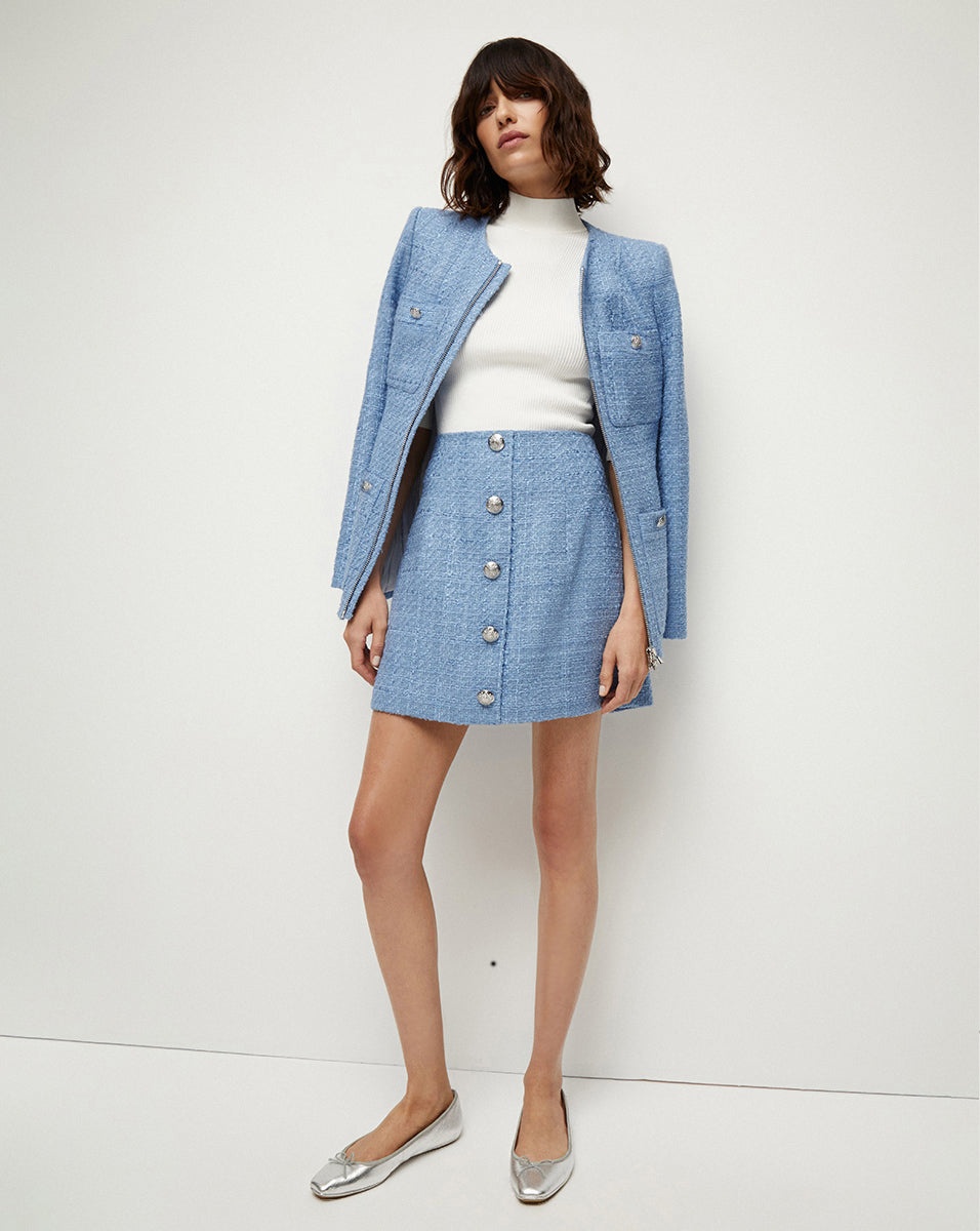 AGNI TWEED DICKEY JACKET - 3