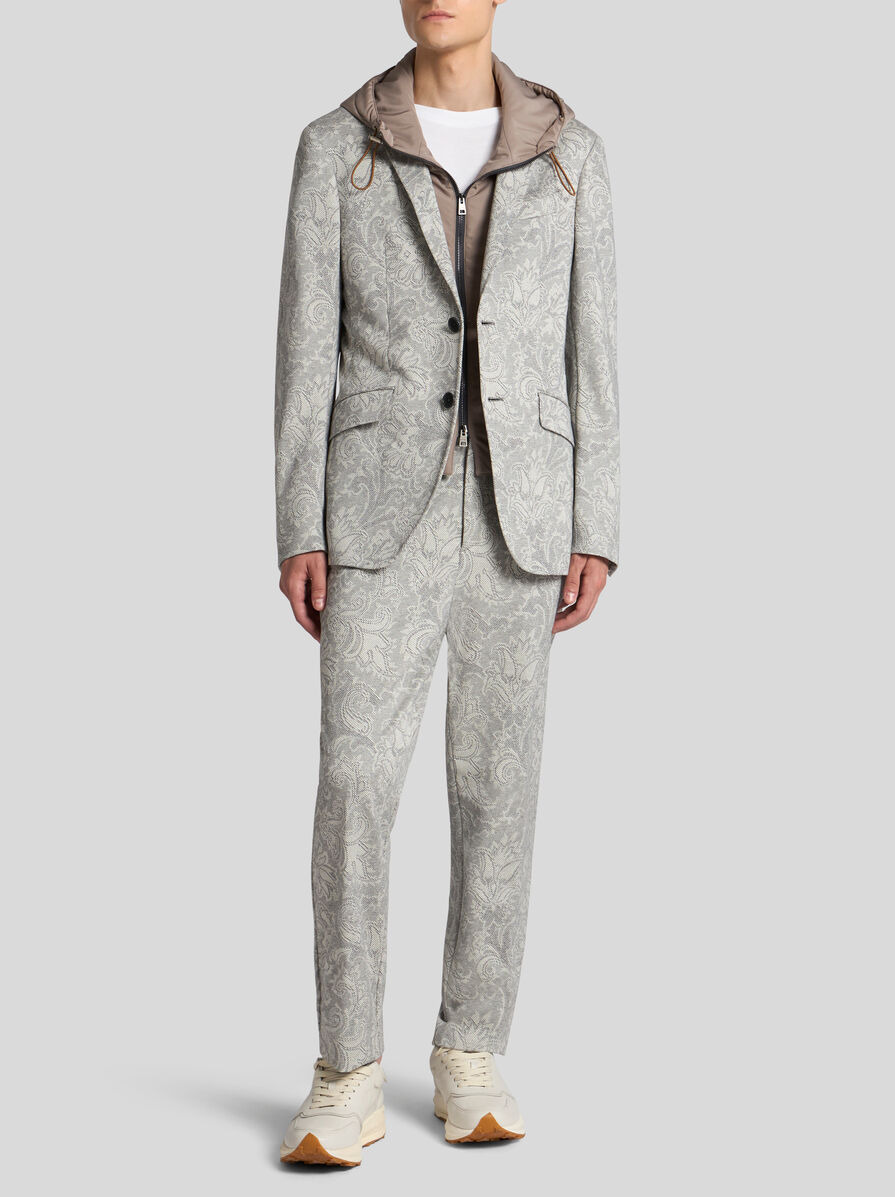 FLORAL BLAZER WITH VEST INSERT - 3
