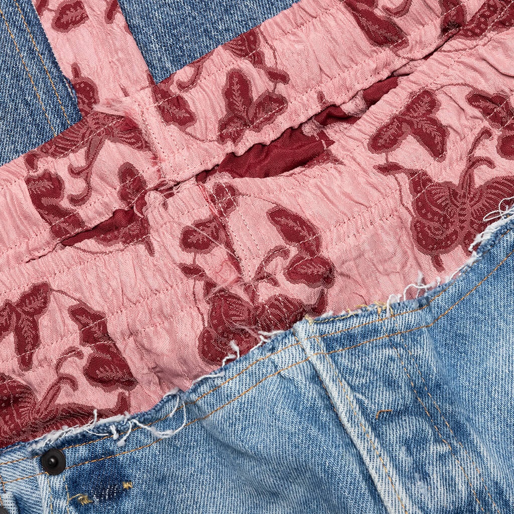 JEAN PANT COVERED PANT - PINK - 3