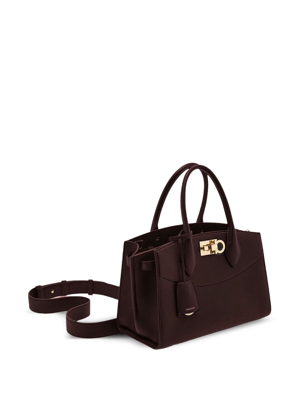 Gancini-buckle tote bag - 3