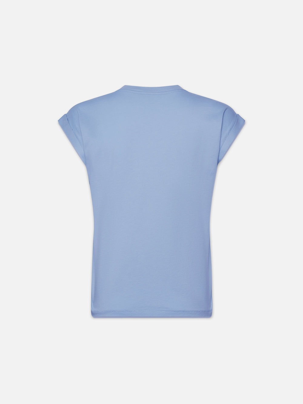 Easy V-Neck Tee in Light Blue - 3