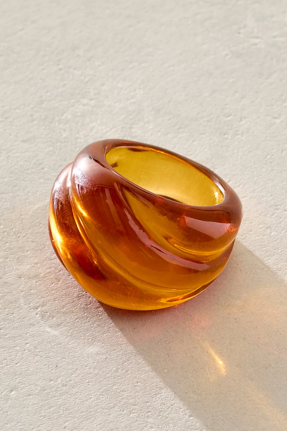 Twisted Resin Ring - 1