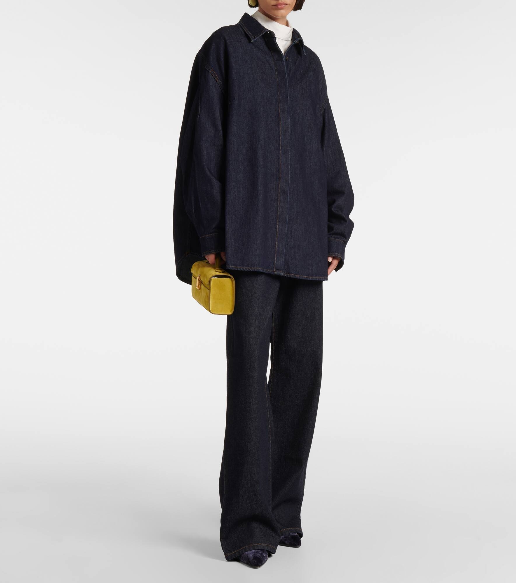 Oversized denim shirt - 7