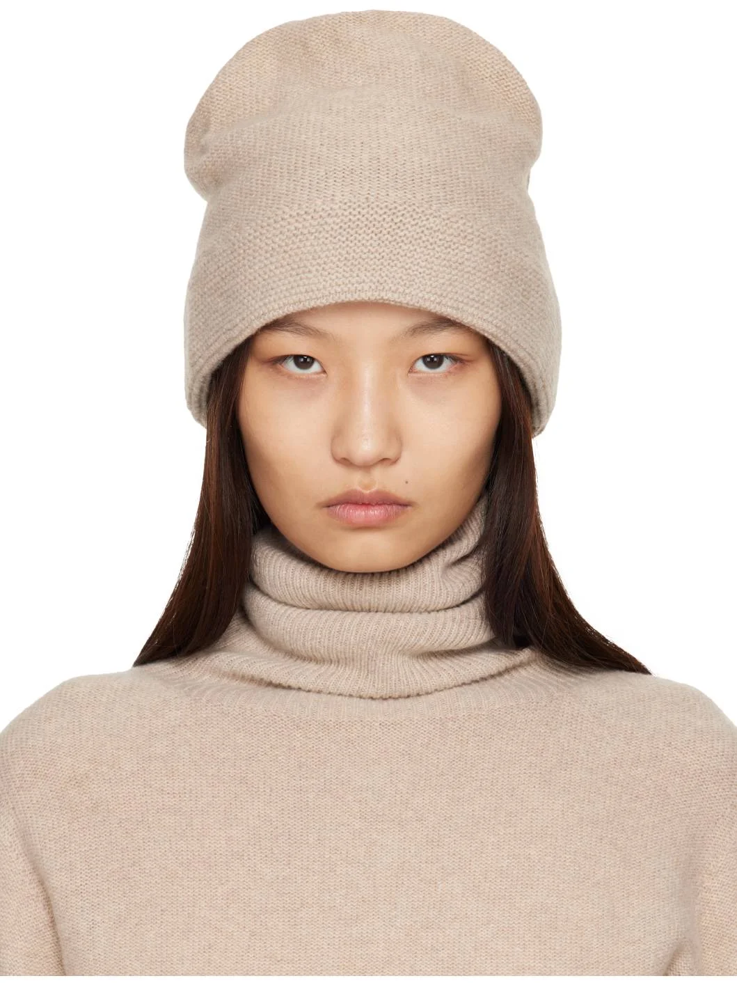 Beige Enso Bucket Hat - 1