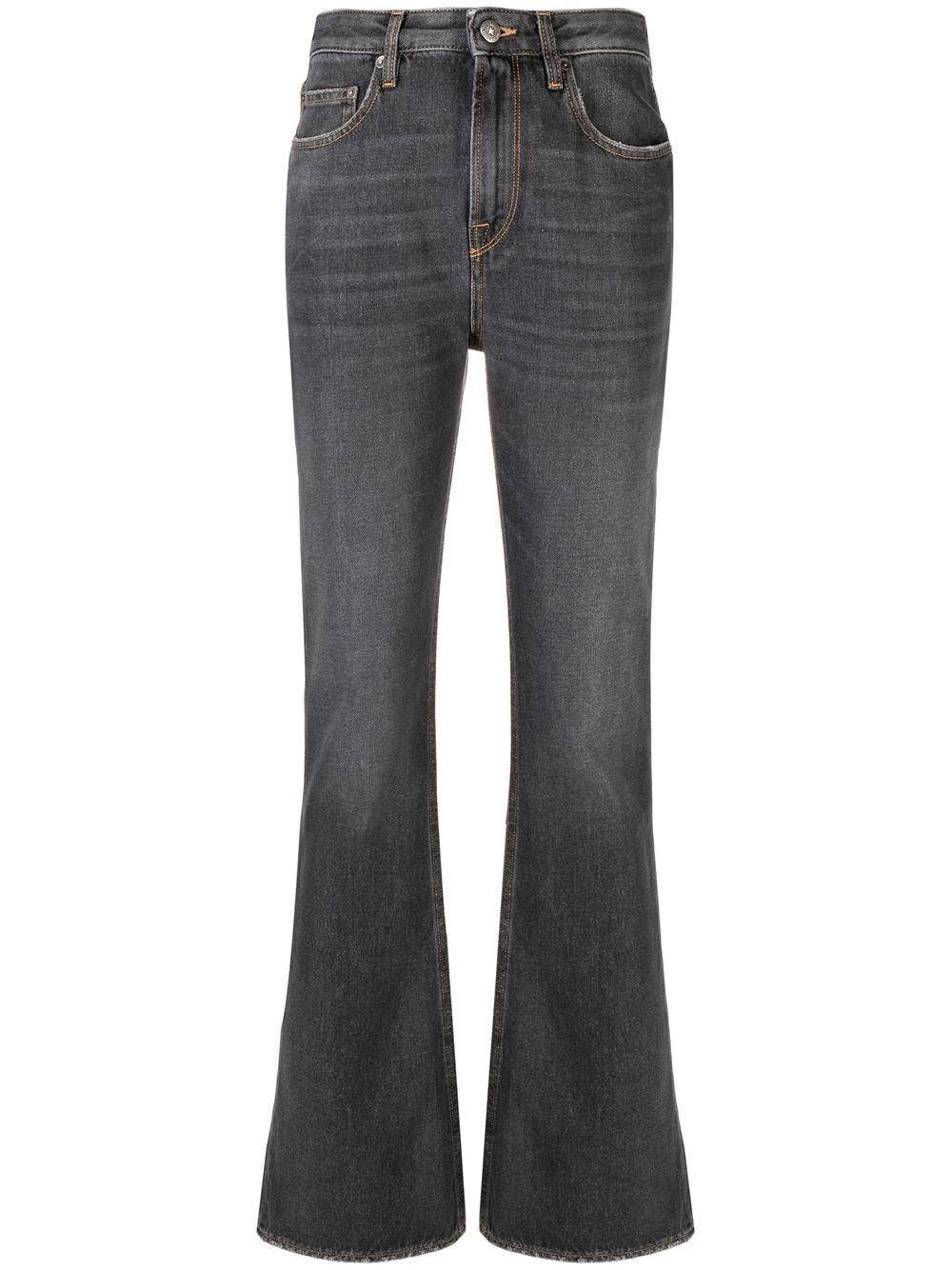 high-rise flared jeans - 1