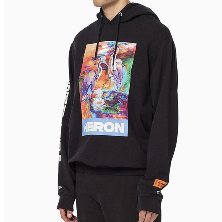 HERON PRESTON Heron Colors Hoodie 'Black' HMBB007S208960211088 - 3