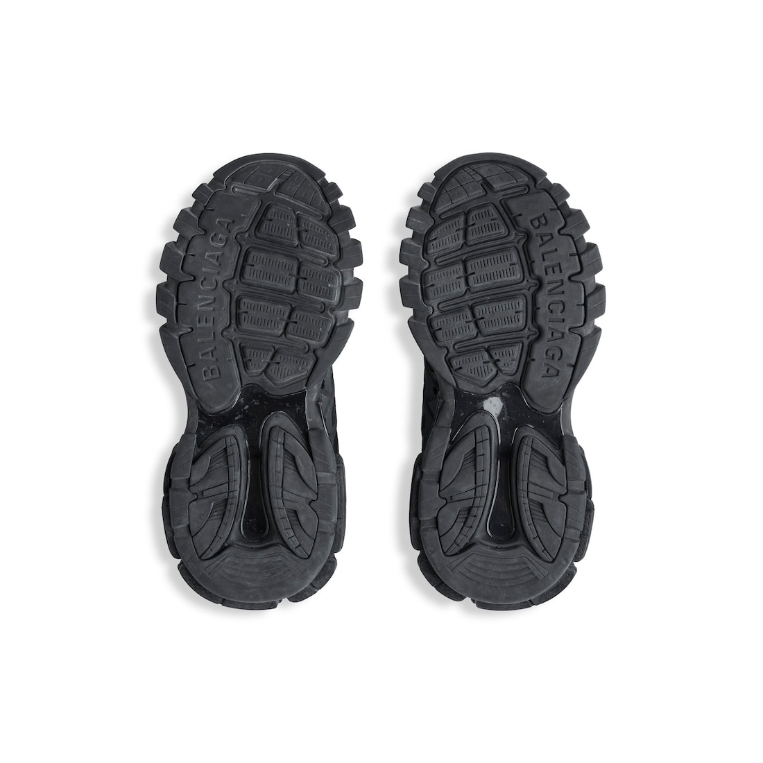 Men's Track Sneaker With Charms in Black - 7