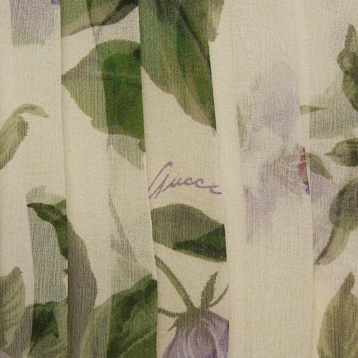 Floral print silk pleated dress - 4