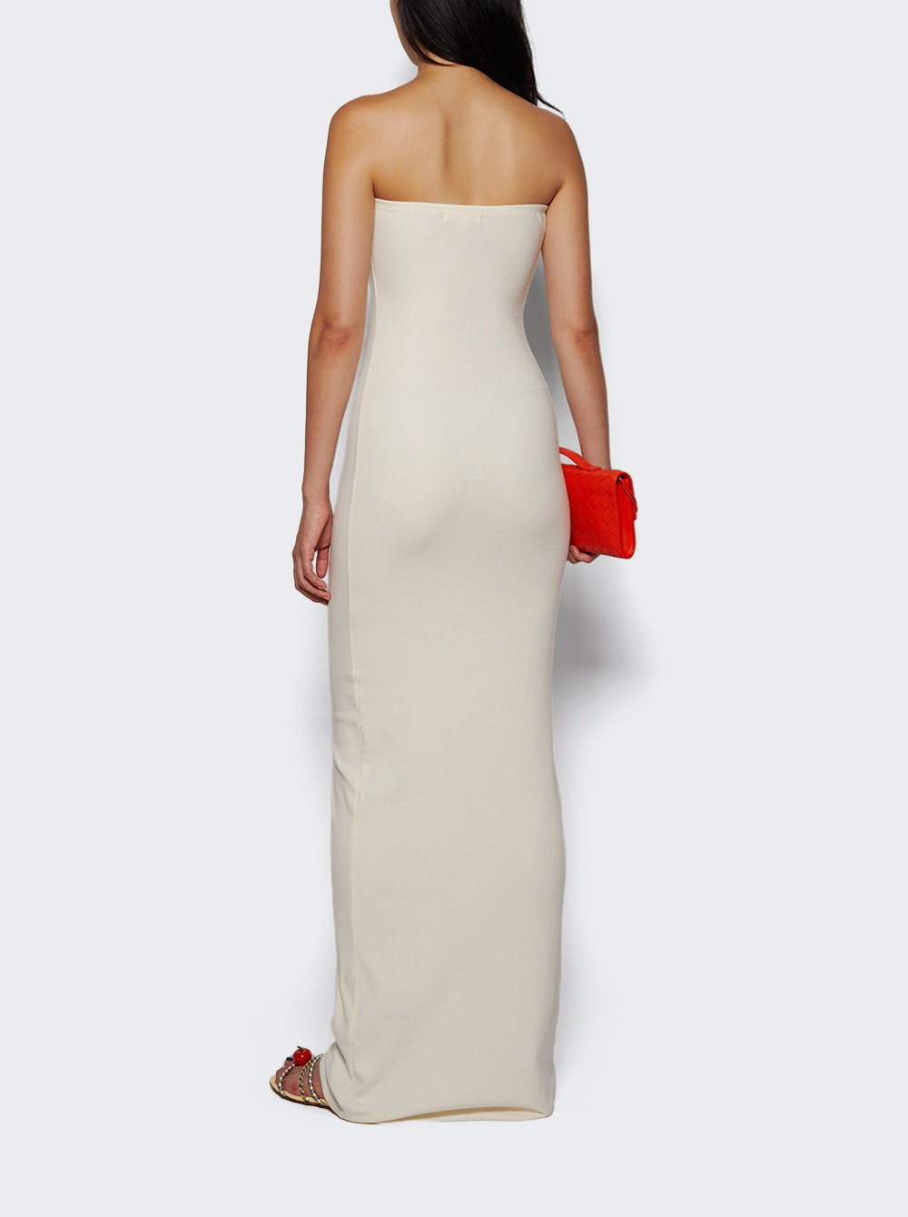 Tube Maxi Dress Cream - 4