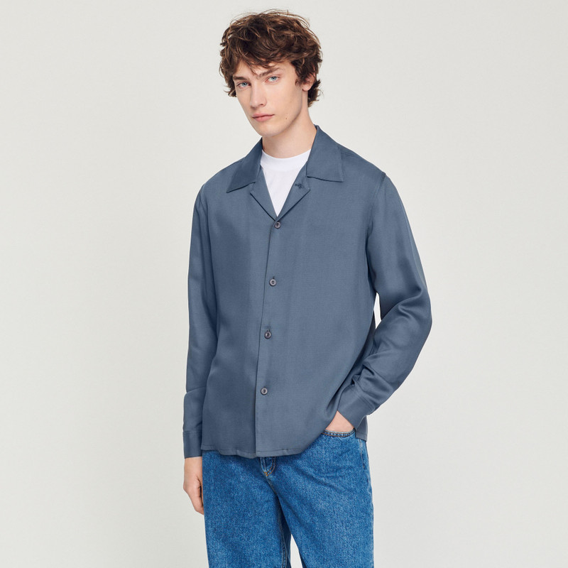 Sandro Floaty shirt with spread collar outlook