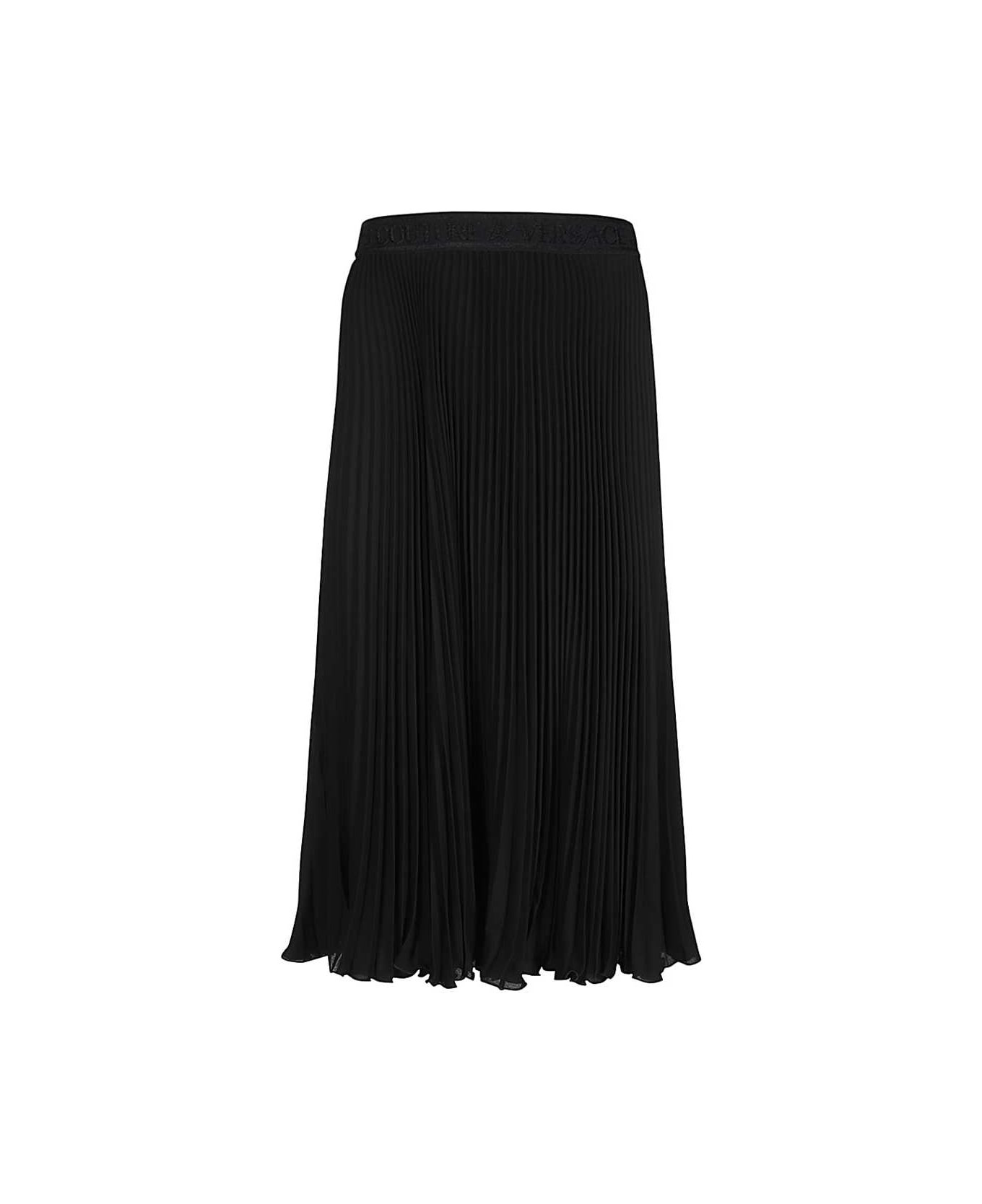 Logo Pleated Skirt - 1