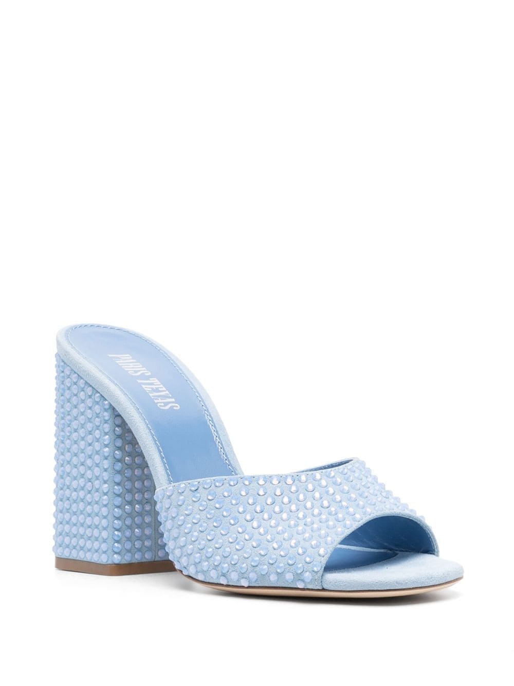 Holly Anja 100mm suede mules - 2