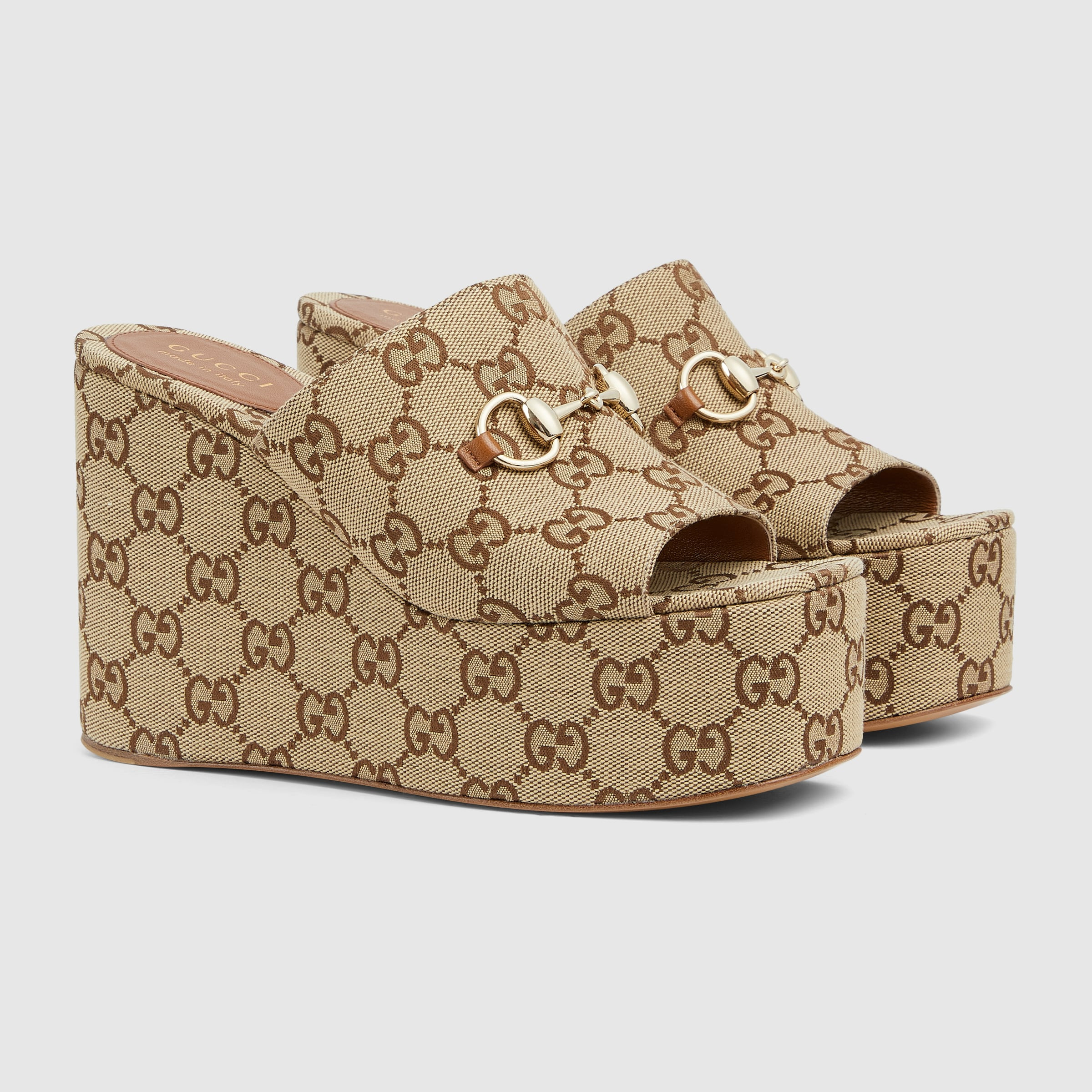 Women's wedge sandal with Horsebit - 2
