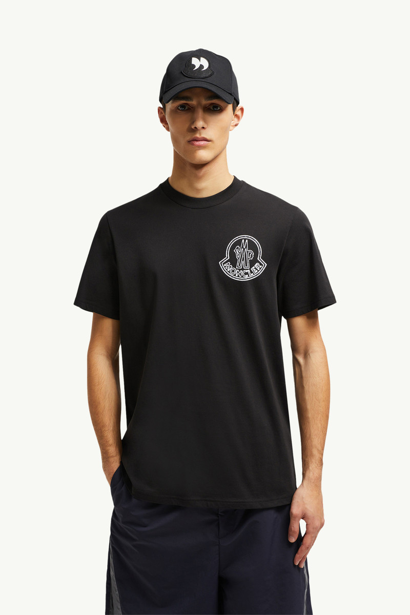Moncler Logo Cotton T-Shirt outlook