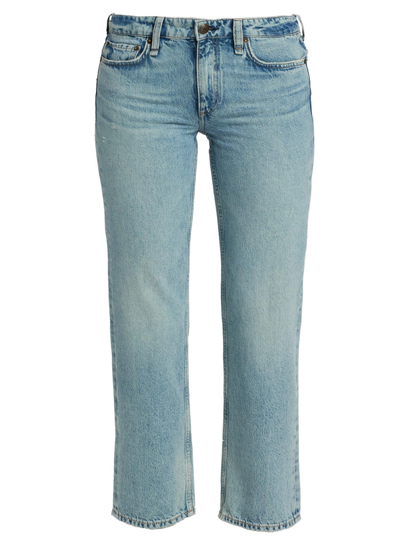 Women's Harlow Low-Rise Straight-Leg Crop Jeans - Vista 1