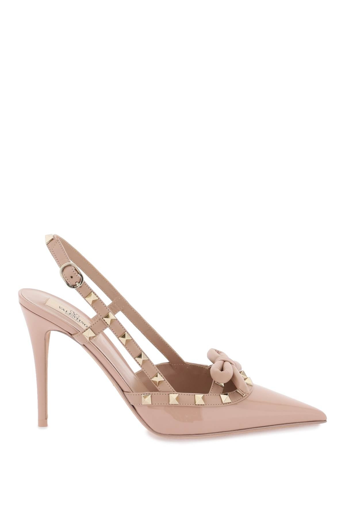 Valentino Garavani Rockstud Bow Slingback Pumps Women - 1