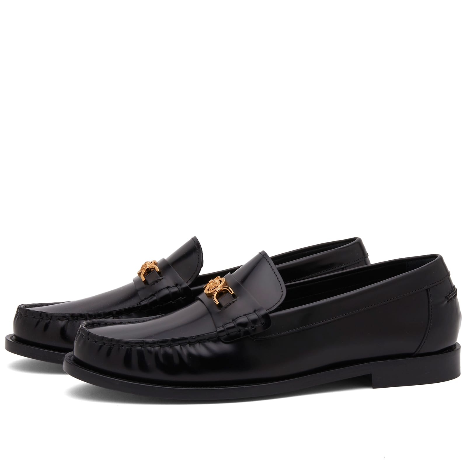 Versace Medusa Head Loafer Shoes - 1