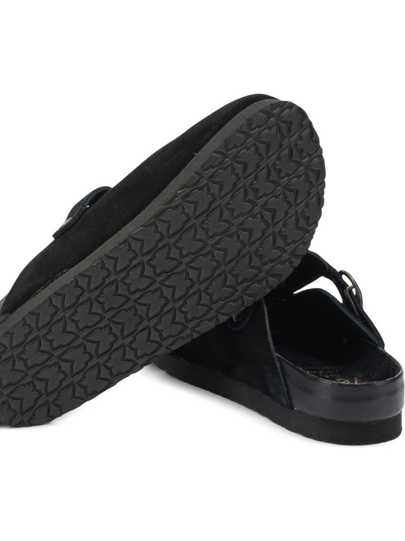 buckle perforated mules 4