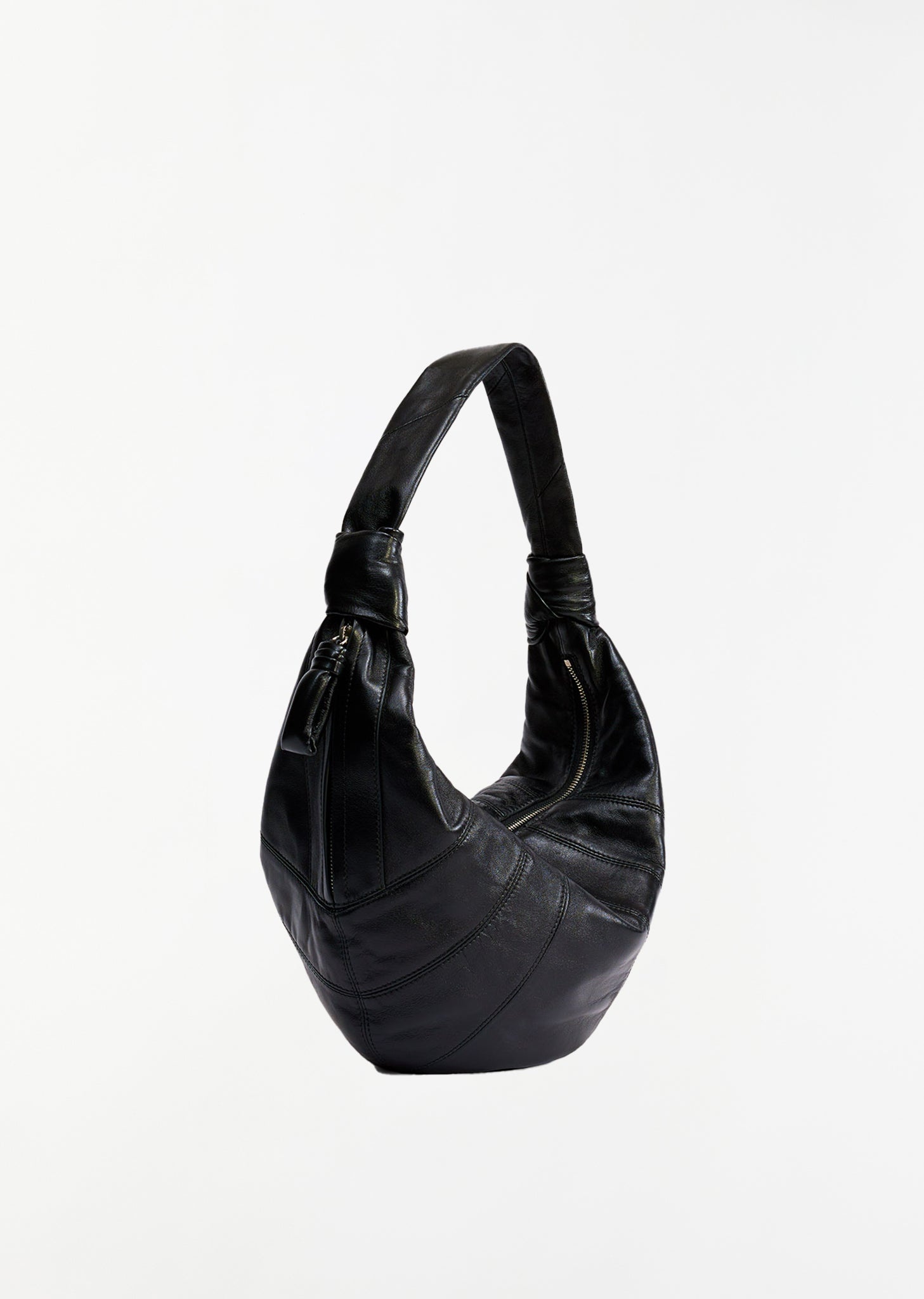 Fortune Croissant Bag — Black - 3